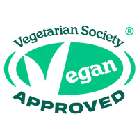 Vegetarian Society 
approved Vegan